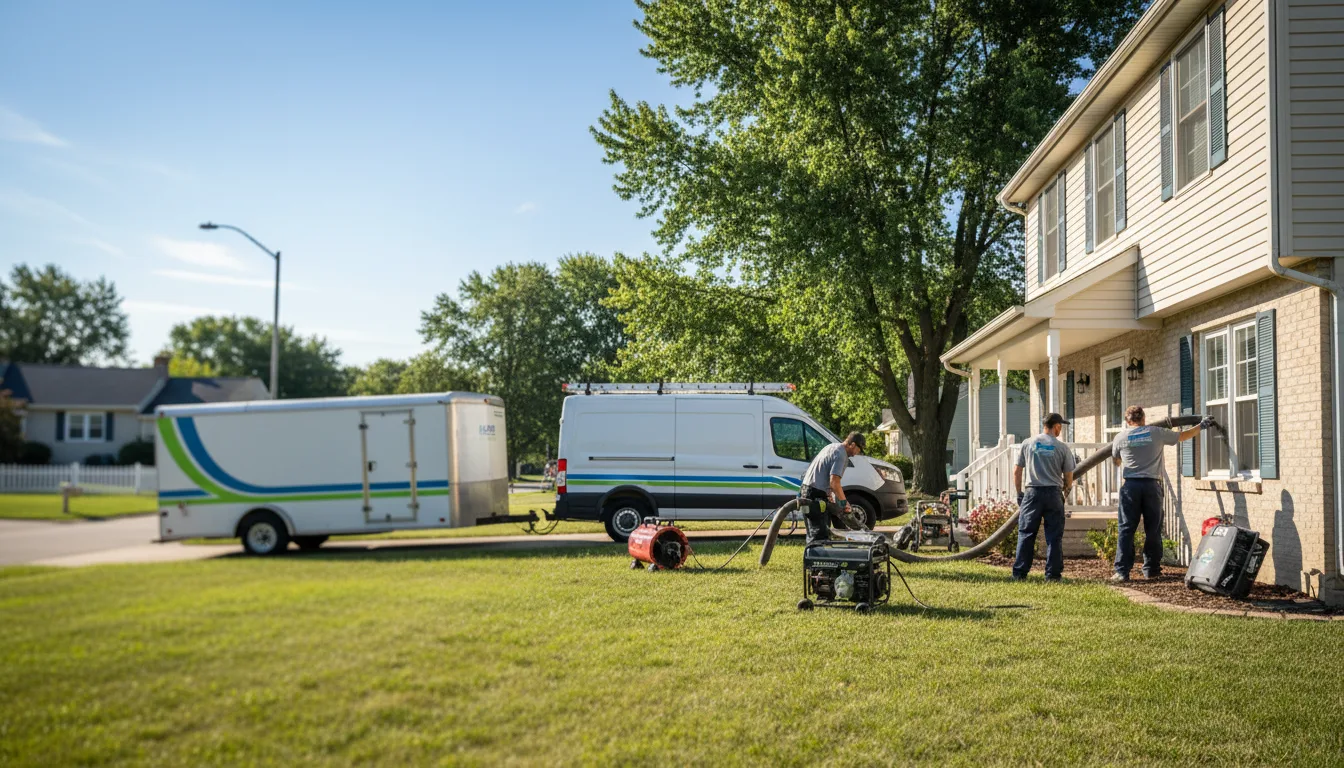 Flooded Basement Restoration And Cleanup With Repair in Oregon, IL near me